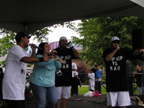 Platino Latin Productions performing at Grandview Park