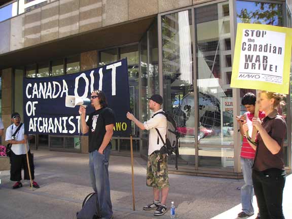 Operation Canada Out Campaign Picket July 21st 2005