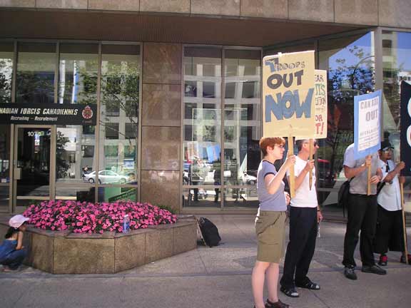 Operation Canada Out Campaign Picket July 21st 2005