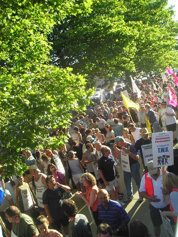 Telus Workers Rally, July 28, 2005