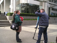 MAWO Co-Chair Shannon Bundock Speaks with Media Representatives