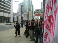 MAWO Picketers March 13, 2006